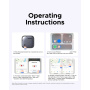 UGREEN CM919 smart локатор с поддръжка на Find My - тъмносив