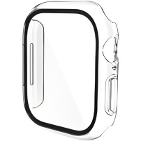 ENKAY гланцов калъф със закалено стъкло за Apple Watch 42mm (Series 10 / 11) - прозрачен