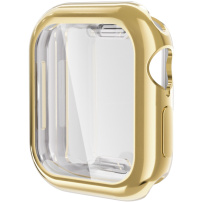 ENKAY калъф от мека пластмаса със защита на дисплея за Apple Watch 46mm - златист