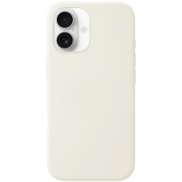 Силиконов калъф с MagSafe за iPhone 17 - бежов
