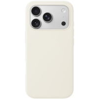 Силиконов калъф с MagSafe за iPhone 17 Pro - бежов