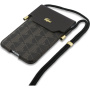 Lacoste Blend Monogram Metal Logo универсална чанта за iPhone - кафява