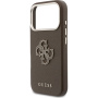Guess Resin Logo кейс за iPhone 17 Pro - кафяв