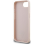 Guess 4G Strass Triangle Metal Logo кейс за iPhone 16e / 17e - розов