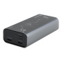 Tactical Squad Company външна батерия с портове 2x USB-C - 10 000 mAh - сива
