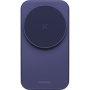 ENERGEA MagTrio 2 3в1 сгъваема магнитна безжична стойка за iPhone / Apple Watch / AirPods - 25W - индигово синя