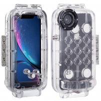 Haweel водоустойчив калъф до 40m за iPhone XR - прозрачен