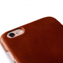 ICARER кейс от естествена кожа за iPhone 6s - кафяв