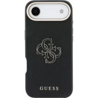 Guess Resin Logo калъф за iPhone Air - черен