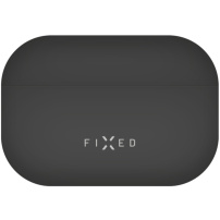 FIXED Silky ултратънък силиконов калъф за AirPods Pro 3 - черен