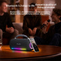 Yesido YSW43 безжичен Bluetooth високоговорител с подсветка - черен