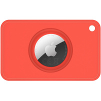 XDcase прозрачна карта за портфейл с място за AirTag 1 / 2 - червена