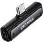 ESSAGER 2в1 аудио и зареждаща редукция - 2x USB-C към USB-C - сива