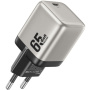 WEKOME WU-09 GaN адаптер за бързо зареждане с порт USB-C - 65W - сив