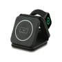 Guess 4G 3в1 сгъваемо безжични MagSafe зарядно за iPhone / Apple Watch / AirPods - 15W - сиво