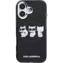 Karl Lagerfeld IML Choupette Trio Watercolor Кейс с MagSafe за iPhone 17 - черен