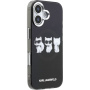 Karl Lagerfeld IML Choupette Trio Watercolor Кейс с MagSafe за iPhone 17 - черен