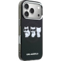Karl Lagerfeld IML Choupette Trio Watercolor кейс с MagSafe за iPhone 17 Pro Max - черен
