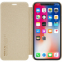 Nillkin Sparkle Folio калъф за Apple iPhone X / XS - златен