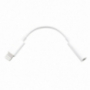 Адаптер от Lightning към 3,5 mm jack за iPhone - бял