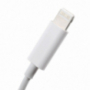 Адаптер от Lightning към 3,5 mm jack за iPhone - бял