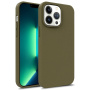 Матов екологично разградим кейс за iPhone 16 Pro - маслинен