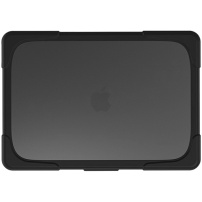 Удароустойчив кейс със сгъваеми крачета за MacBook Neo (A3404) - черен