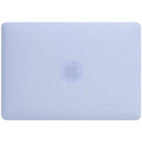 Матов прозрачен кейс със сгъваема стойка за MacBook Neo (A3404) - лилав