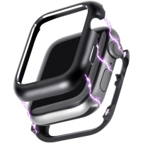 Магнитен метален калъф за Apple Watch 44mm - черна