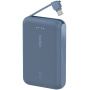 BELKIN Boost Charge външна батерия с вграден кабел USB-C и порт USB-C - 10 000 mAh - синя
