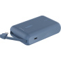 BELKIN Boost Charge външна батерия с вграден кабел USB-C и порт USB-C - 10 000 mAh - синя