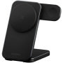 ENERGEA MagTrio 2 3в1 сгъваема магнитна безжична стойка за iPhone / Apple Watch / AirPods - 25W - черен