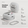 ELAGO AW5 Retro калъф с карабинер в стил игрална конзола за AirPods 4 / 5 - черен