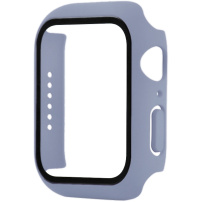 Защитен калъф със закалено стъкло за Apple Watch 40mm - цвят лавандула