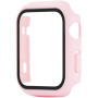 Защитен калъф със закалено стъкло за Apple Watch 42mm - светлорозово