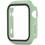 Защитен калъф със закалено стъкло за Apple Watch 42mm - зелено