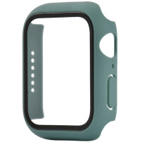 Защитен калъф със закалено стъкло за Apple Watch 44mm - цвят мента