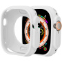Защитен силиконов калъф за Apple Watch Ultra 49mm - бял