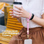 DUX DUCIS Garden Series регулируема каишка за закрепване към кейс за iPhone - розова