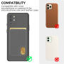 AhaStyle силиконов самозалепващ калъф за карти за iPhone - сив