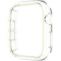 xDfind прозрачен калъф със светеща рамка за Apple Watch 42mm (Series 10 / 11) - зелен