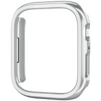 Метален защитен калъф за Apple Watch 45mm - сребърно