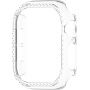 Лъскав калъф с камъни за Apple Watch 42mm (Series 10 / 11) - прозрачен