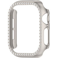 Метален калъф, инкрустиран с камъни, за Apple Watch 42mm (Series 10 / 11) - starlight