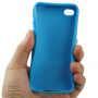 Защитен калъф за iPhone 4 / 4S - синьо