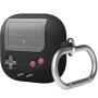 ELAGO AW5 Retro калъф с карабинер в стил игрална конзола за AirPods 4 / 5 - черен