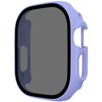 Матов Калъф със закалено Anti-Spy стъкло за Apple Watch Ultra 49mm - лилав