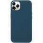 Матиран екологично разградим кейс за iPhone 11 Pro Max - син