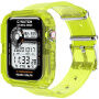 Калъф c прозрачна каишка за Apple Watch 41mm / 40mm / 38mm - неоново жълт
