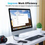UGREEN 35584 4в1 хъб - 4x USB-C към USB-C за MacBook - черен